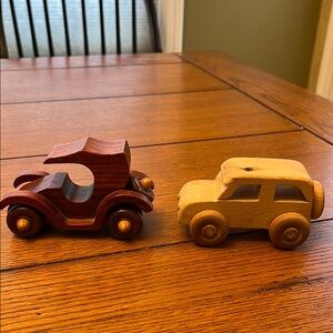Classic Wooden Toy Car Set
